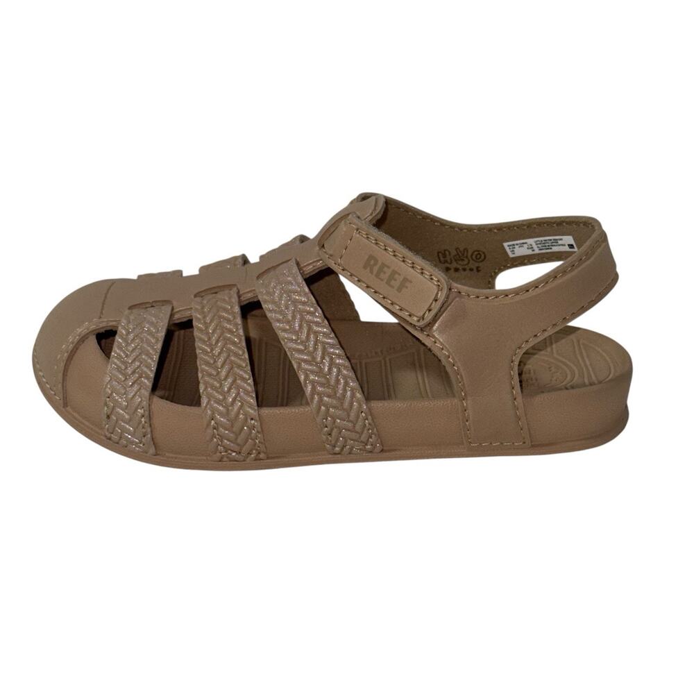 Reef Girl's Little Water Beachy Beige SZ/10 - Picture 6 of 11
